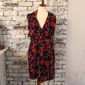 NWT Dalia Floral Sleeveless V-Necj Dress